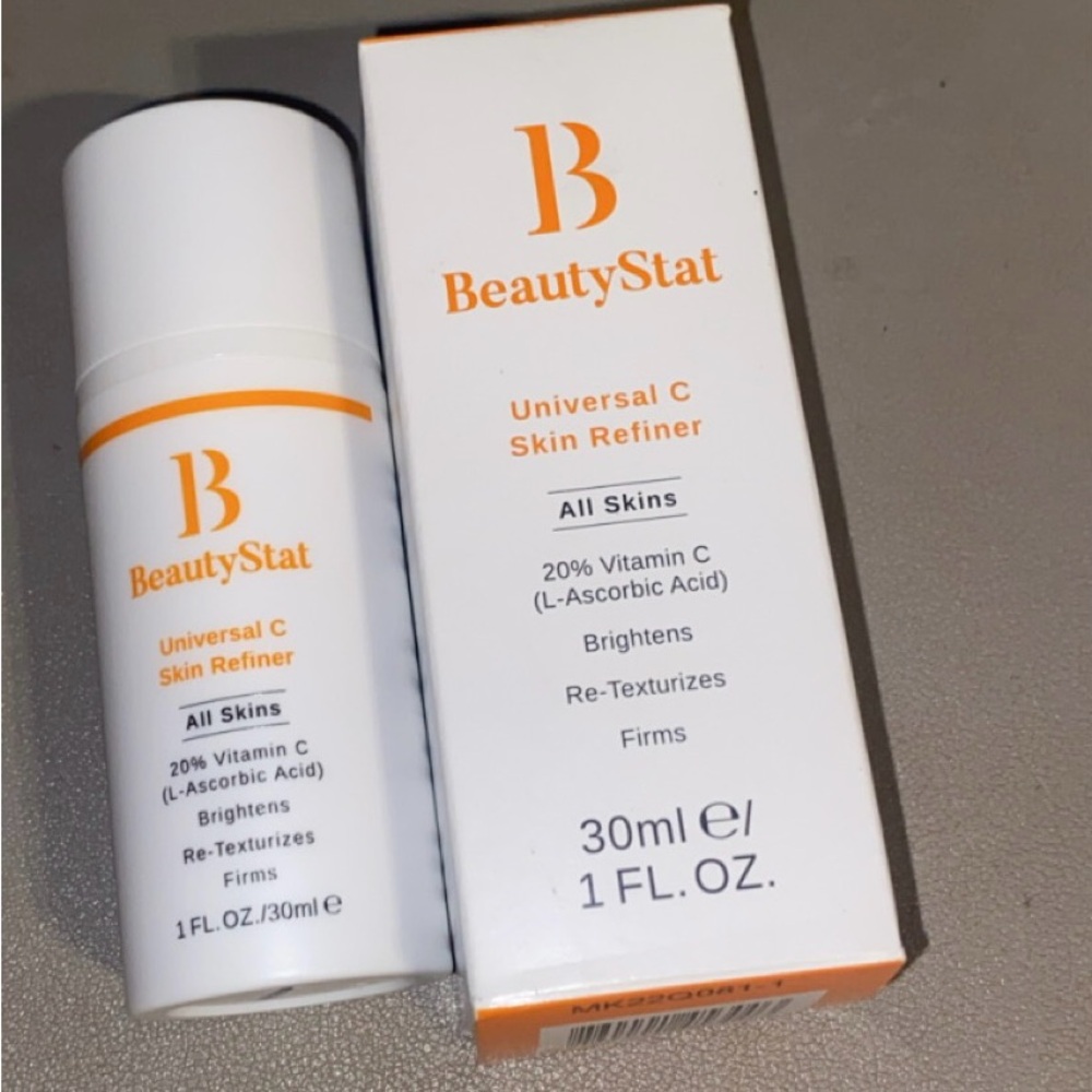 BeautyStat~Universal C Skin Refiner~All Skins~30ml/ 1 fl oz~Full Size~NIB~Sealed